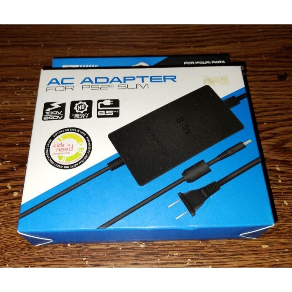 KMD Playstation 2 (PS2) Slim AC Adapter (Kool Brands,, 2012) (unopened)